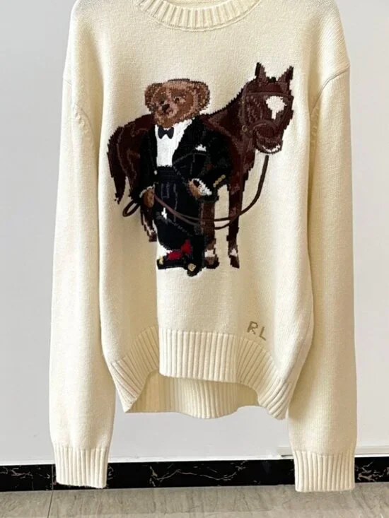 Polo Ralph Lauren Polo Bear Wool Sweater - Picture 4 of 9